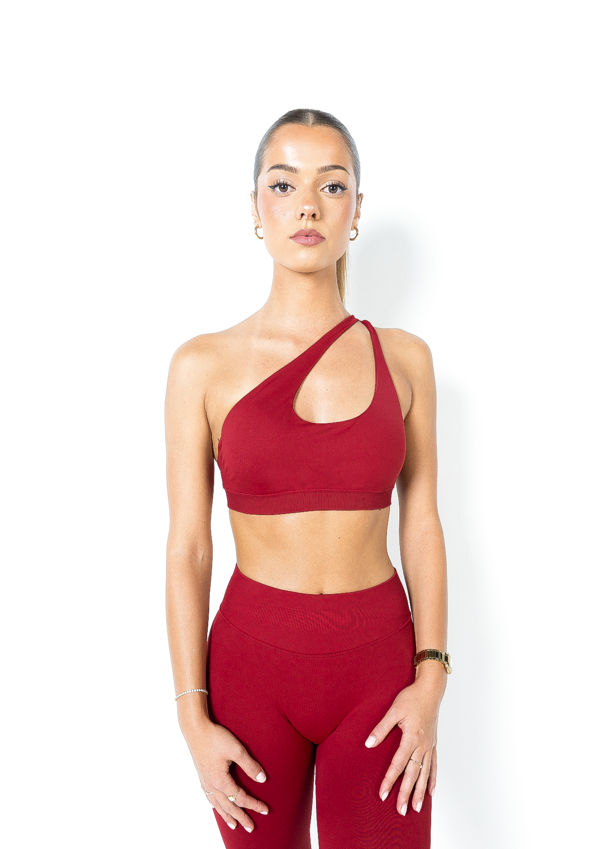 THE INTEGER. ACTIVE ONE-STRAP SPORTS BRA